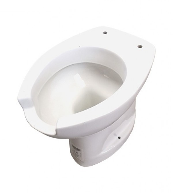 Sanitari per disabili sospesi in ceramica bianca con sedile wc incluso